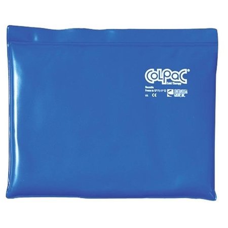 FABRICATION ENTERPRISES Fabrication Enterprises 00-1500 11 x 14 in. Standard Colpac Blue-Vinyl Reusable Cold Pack 00-1500